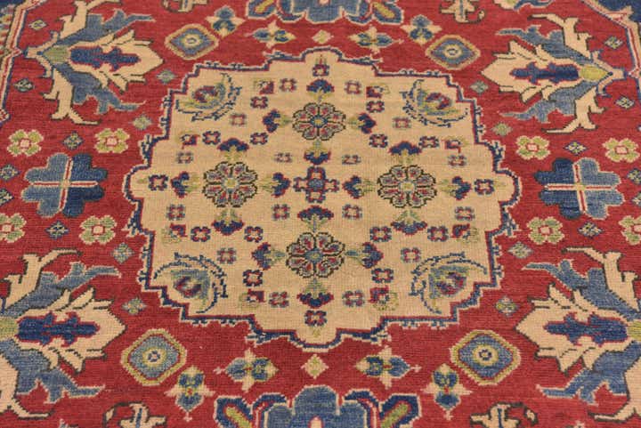 5' x 6' 10 Hand Knotted Kazak Rug