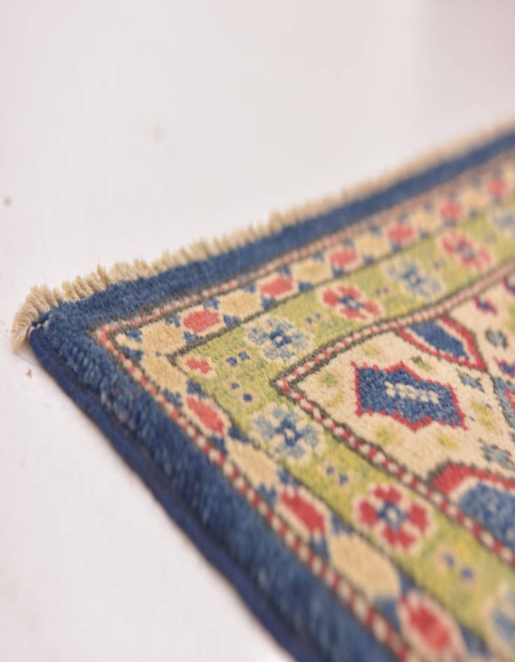 Detail image of 5' x 6' 10 Hand Knotted Kazak Rug