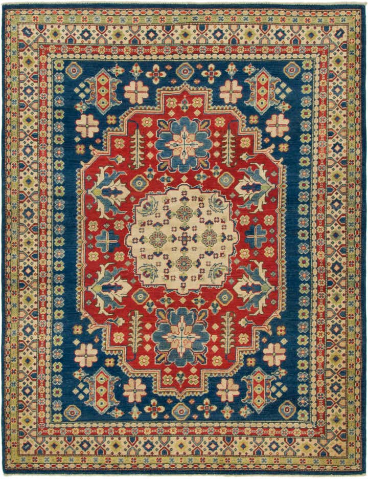 5' x 6' 10 Hand Knotted Kazak Rug