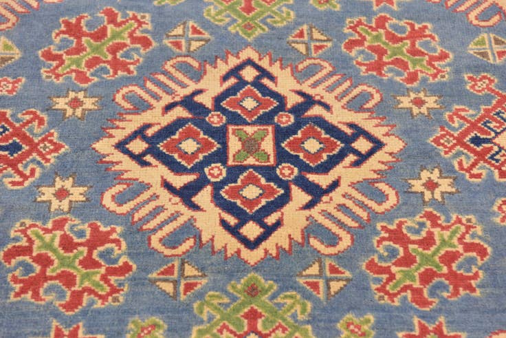 Detail image of 5' x 7' Hand Knotted Kazak Rug