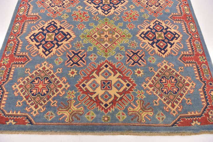 5' x 7' Hand Knotted Kazak Rug