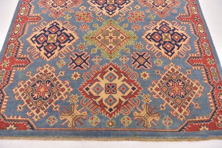 Detail image of 5' x 7' Hand Knotted Kazak Rug