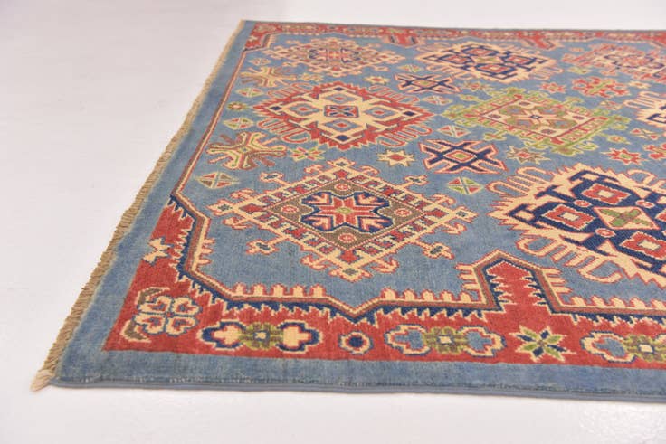 Detail image of 5' x 7' Hand Knotted Kazak Rug