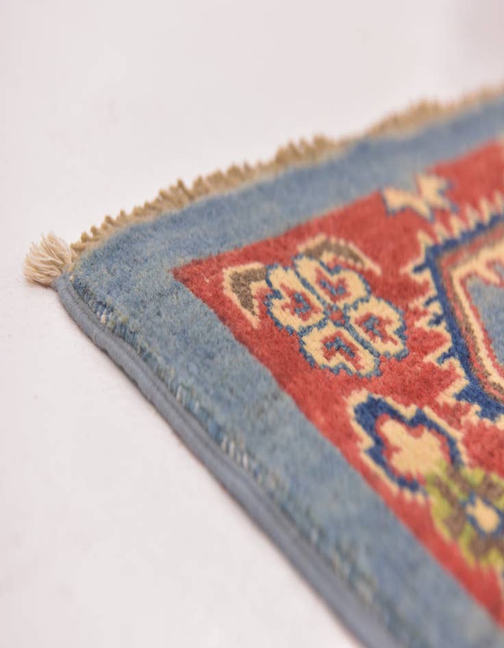 Detail image of 5' x 7' Hand Knotted Kazak Rug