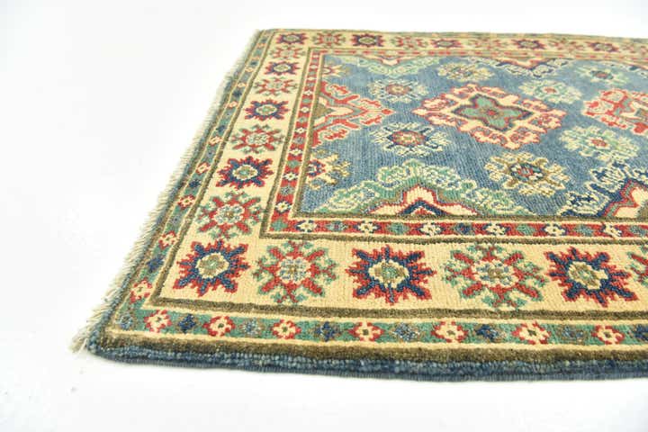 2' 7 x 4' Hand Knotted Kazak Rug