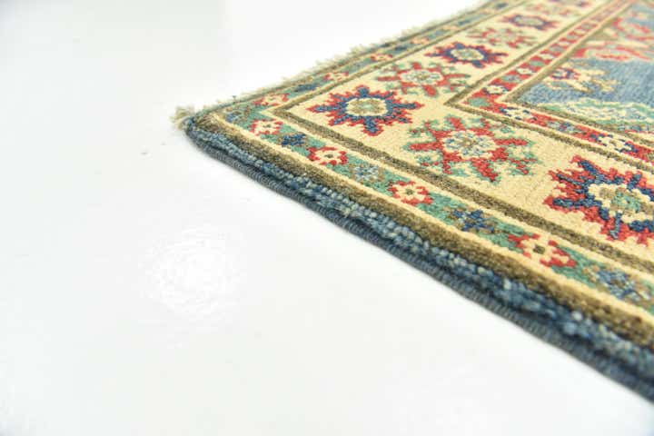 2' 7 x 4' Hand Knotted Kazak Rug