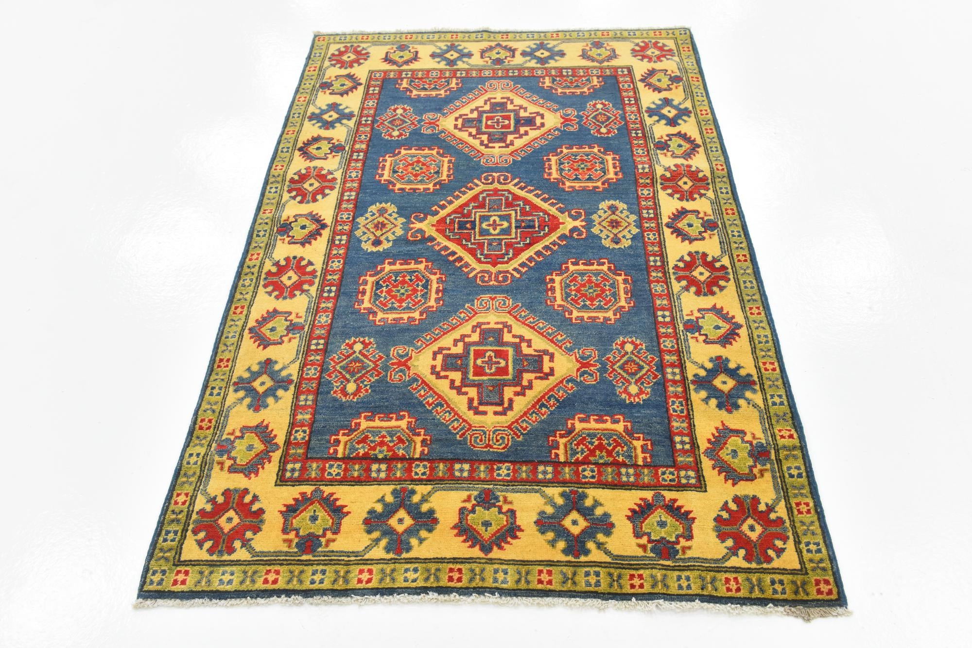 3' 10 x 6' Hand Knotted Kazak Rug