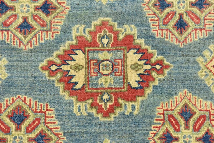 Detail image of 3' 10 x 5' 10 Hand Knotted Kazak Rug