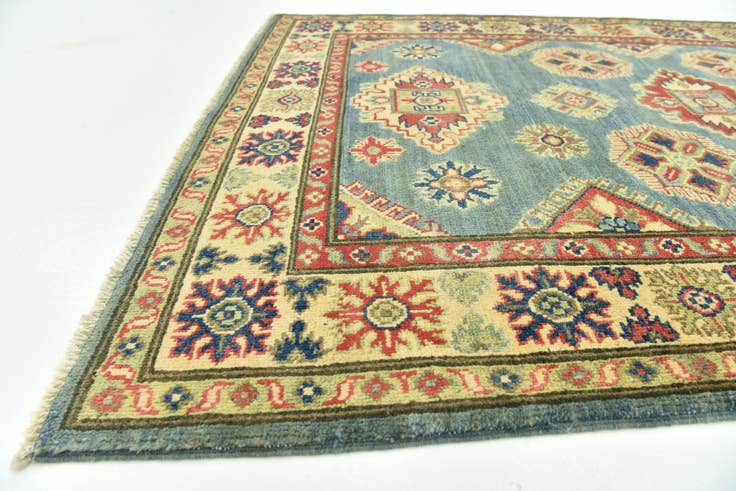 Detail image of 3' 10 x 5' 10 Hand Knotted Kazak Rug