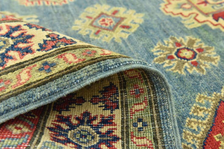 Detail image of 3' 10 x 5' 10 Hand Knotted Kazak Rug