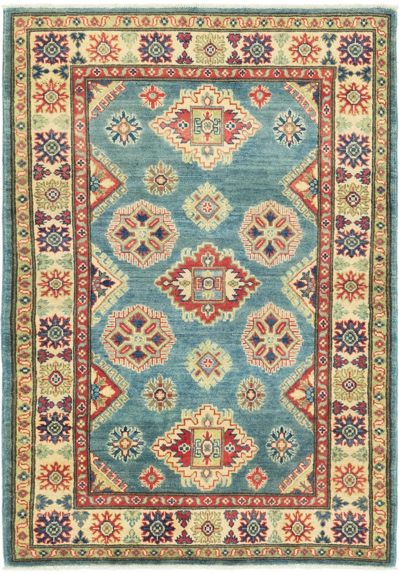 3' 10 x 5' 10 Hand Knotted Kazak Rug