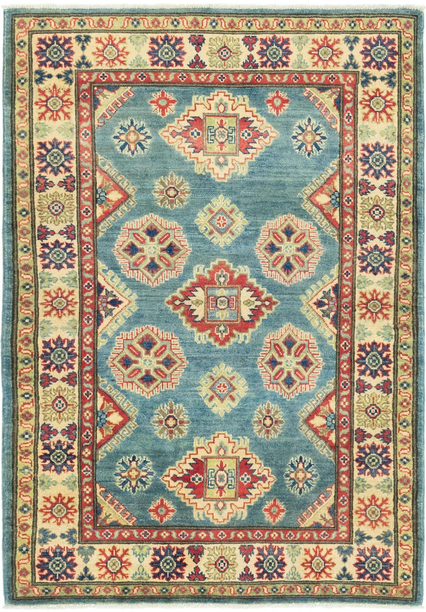 3' 10 x 5' 10 Hand Knotted Kazak Rug