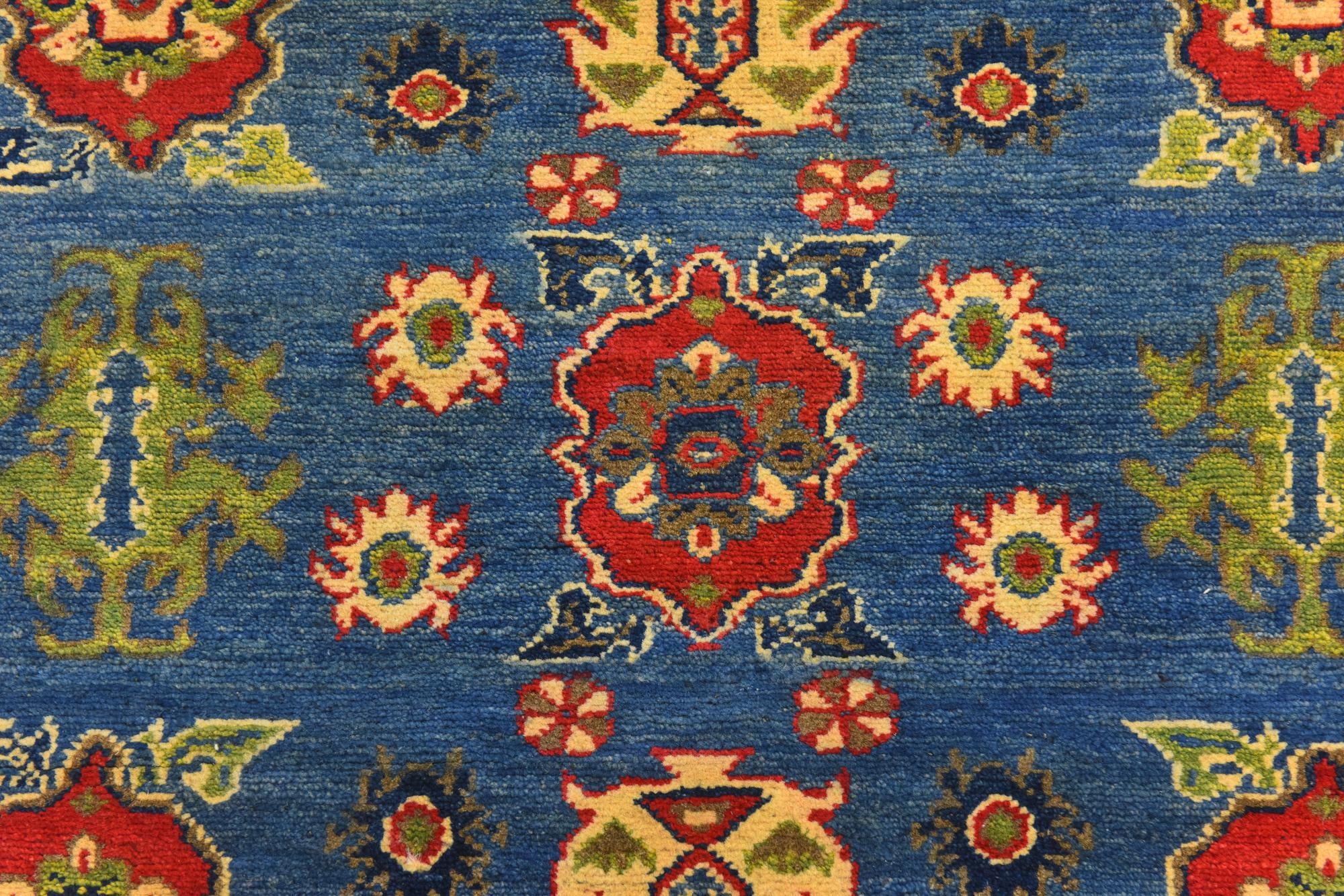 4' 3 x 5' 5 Hand Knotted Kazak Rug