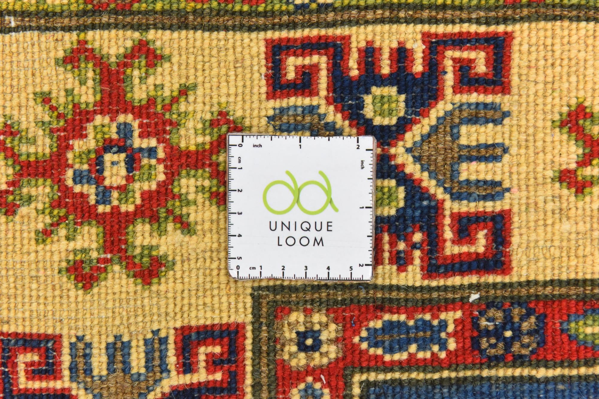4' 3 x 5' 5 Hand Knotted Kazak Rug