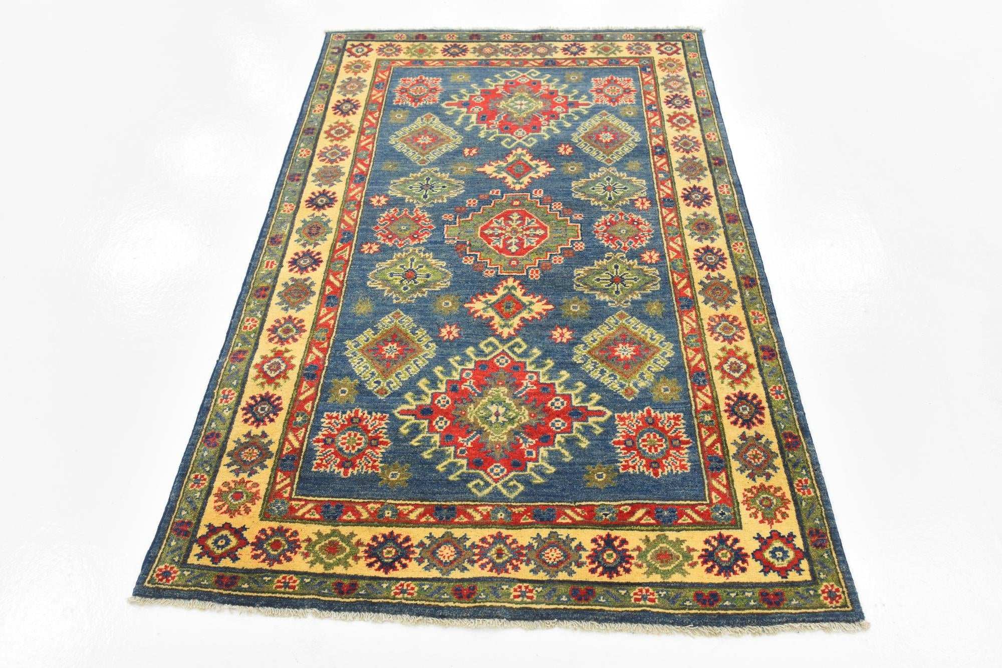 3' 10 x 6' Hand Knotted Kazak Rug