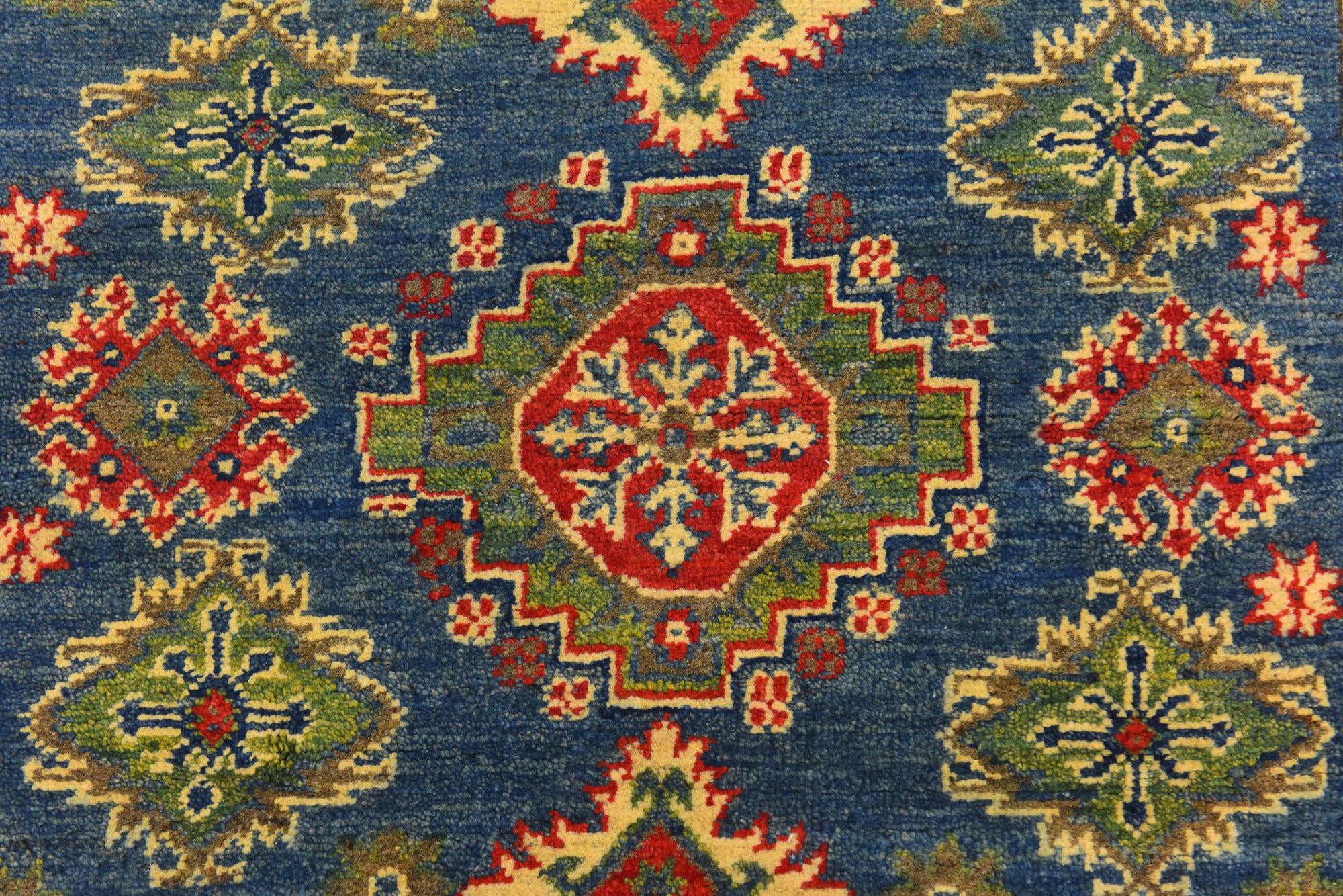 3' 10 x 6' Hand Knotted Kazak Rug