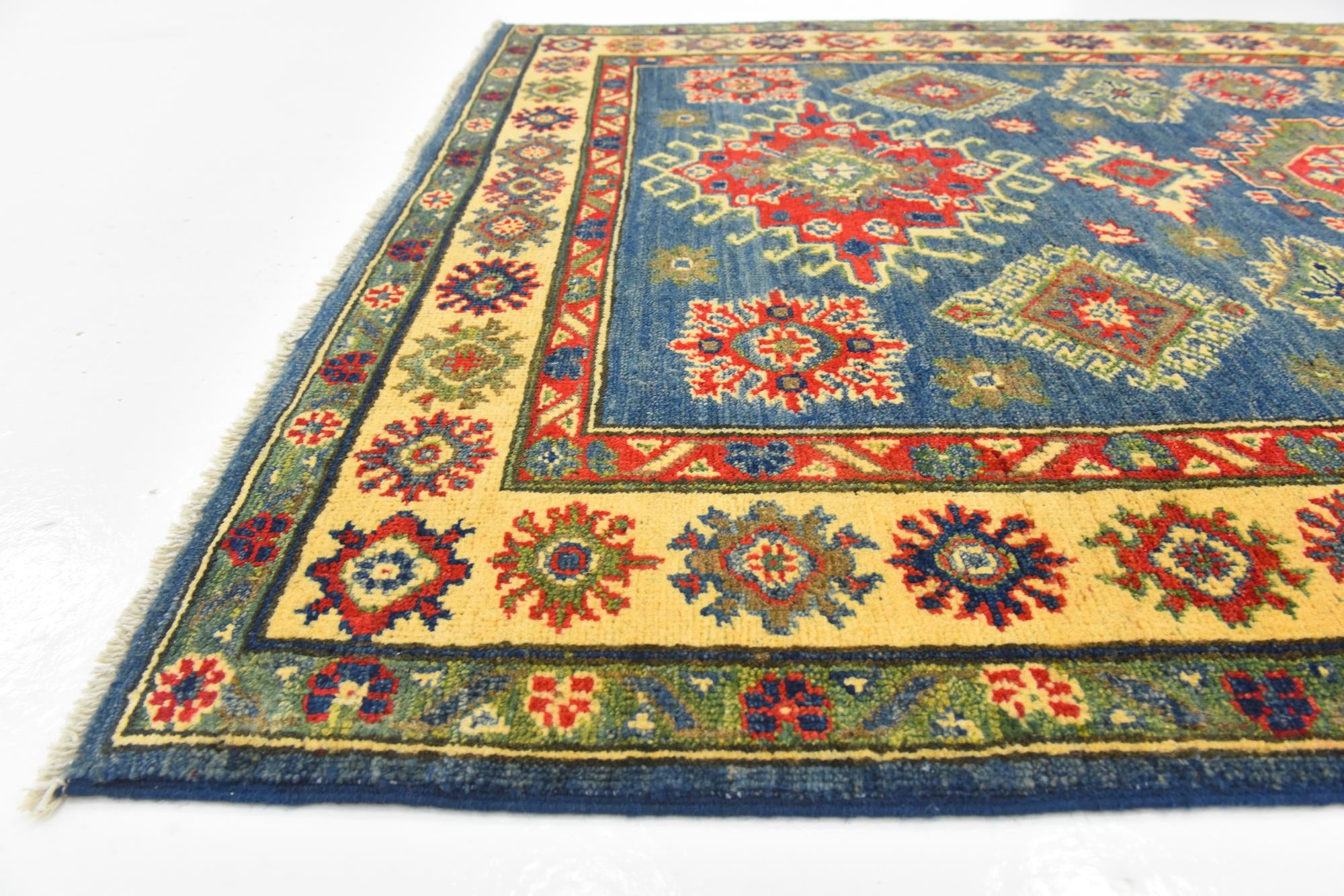 3' 10 x 6' Hand Knotted Kazak Rug