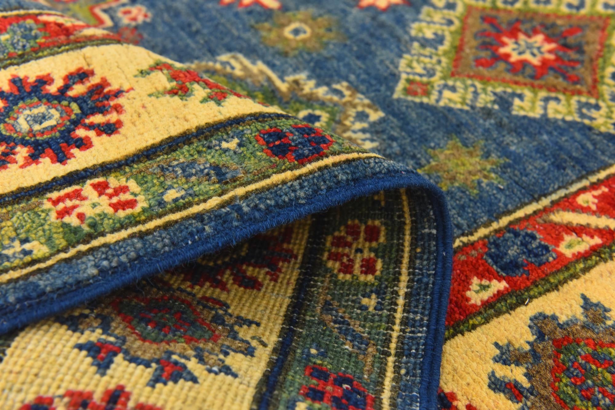 3' 10 x 6' Hand Knotted Kazak Rug