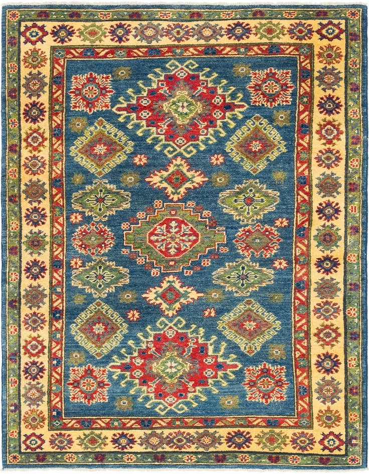 Detail image of 3' 10 x 6' Hand Knotted Kazak Rug