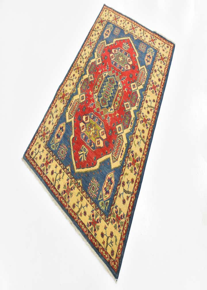 4' x 6' Hand Knotted Kazak Rug