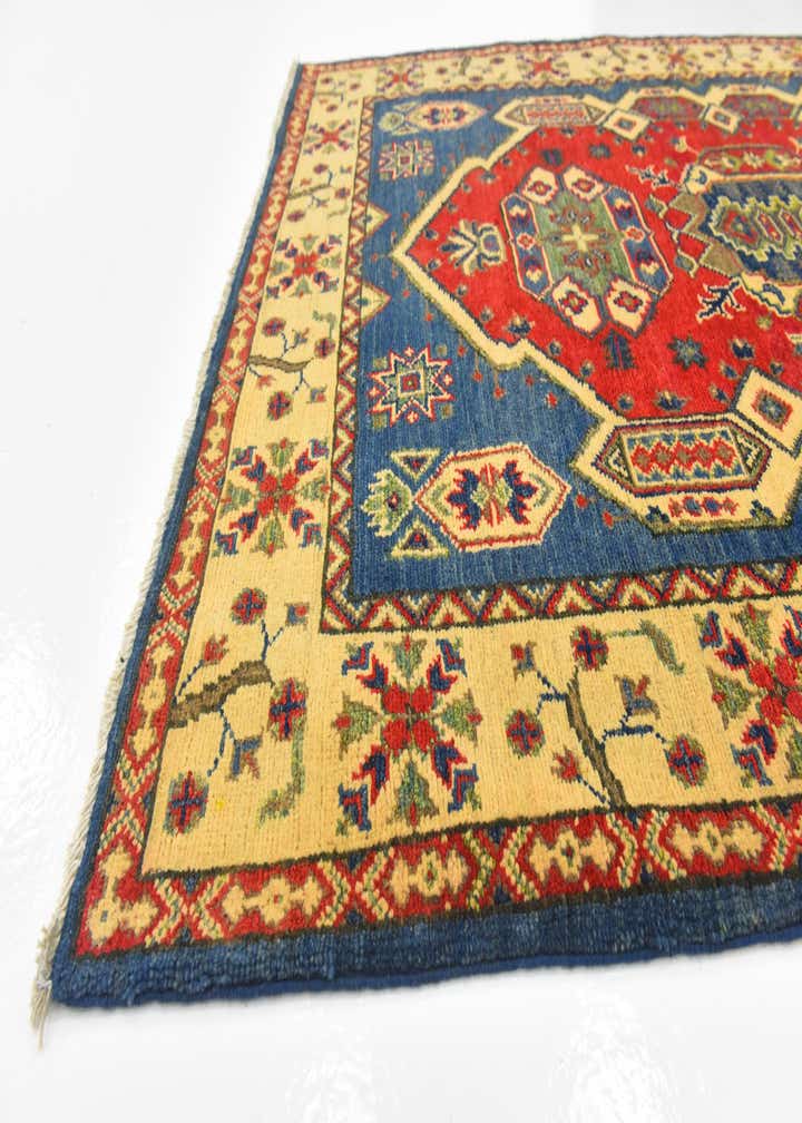4' x 6' Hand Knotted Kazak Rug