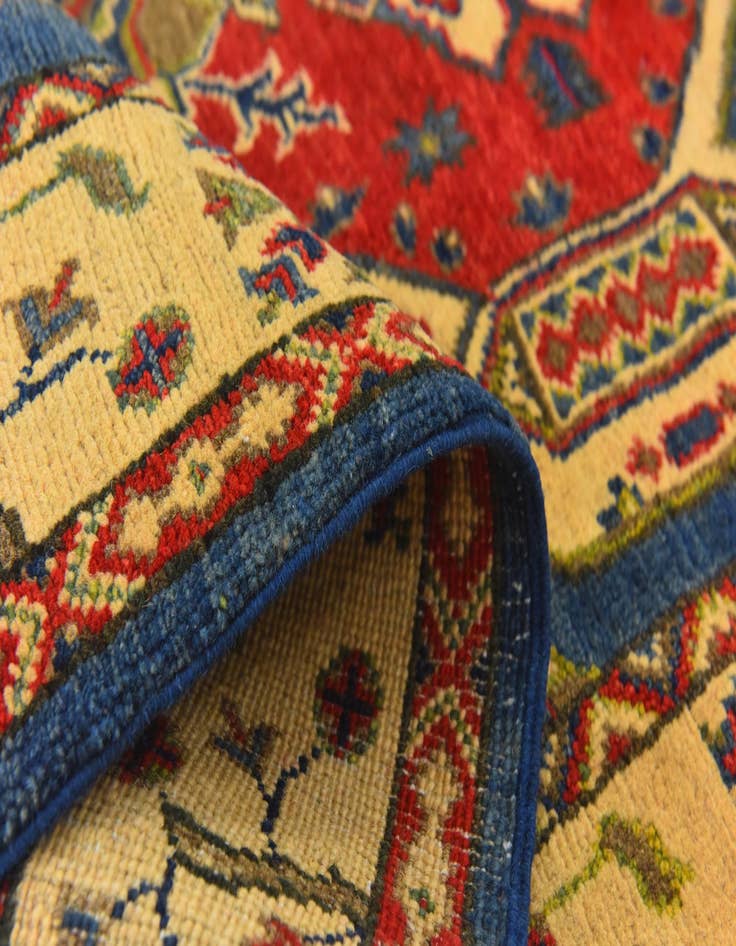 Detail image of 4' x 6' Hand Knotted Kazak Rug