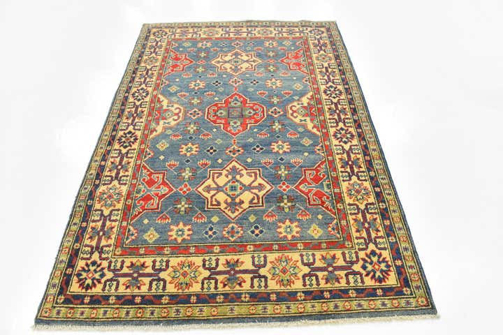 4' x 6' Hand Knotted Kazak Rug