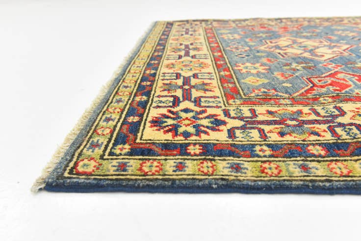 Detail image of 4' x 6' Hand Knotted Kazak Rug