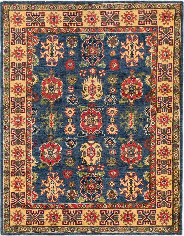 Detail image of 5' x 6' 6 Hand Knotted Kazak Rug