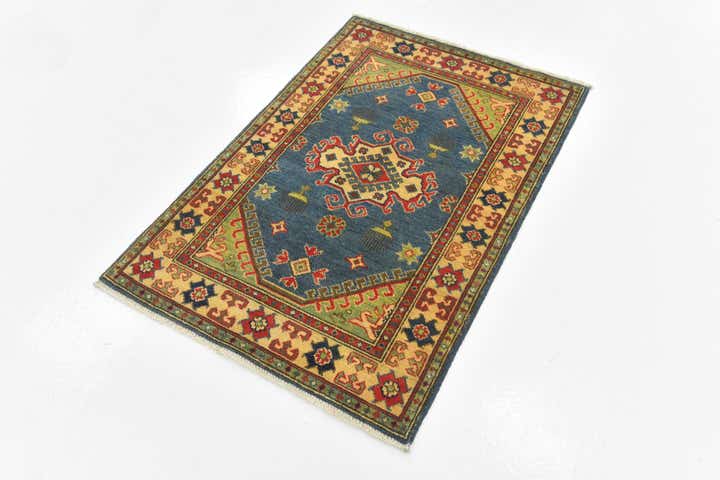 2' 8 x 4' Hand Knotted Kazak Rug