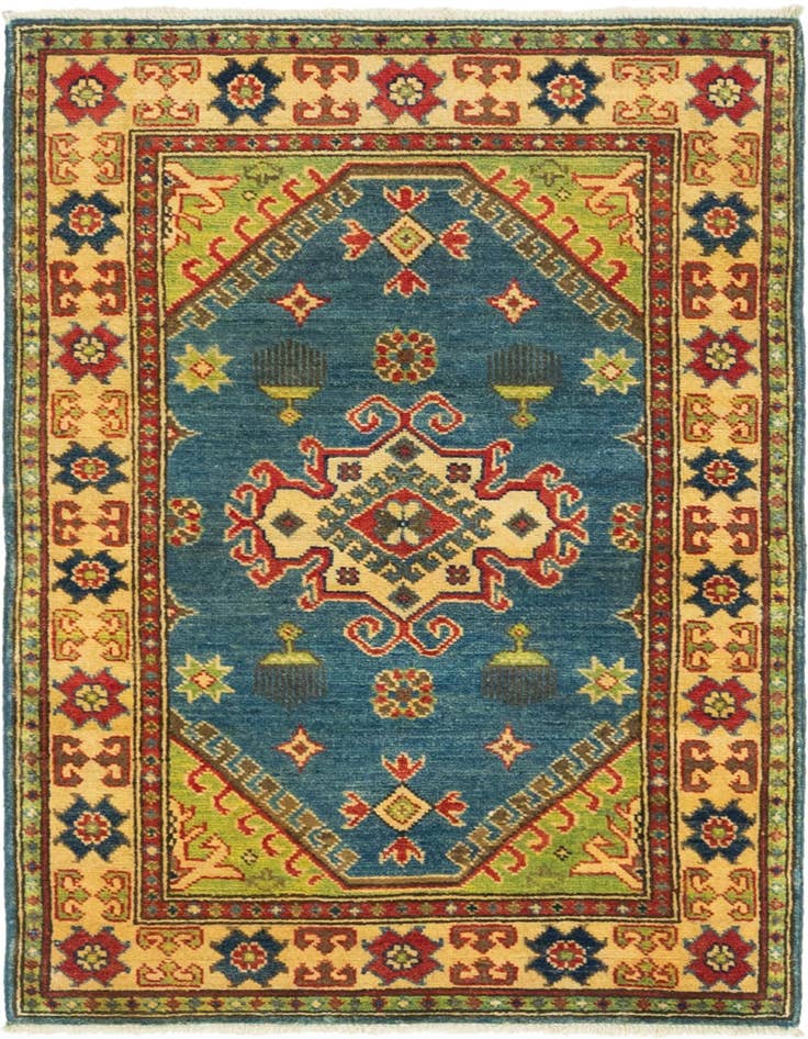 Detail image of 2' 8 x 4' Hand Knotted Kazak Rug