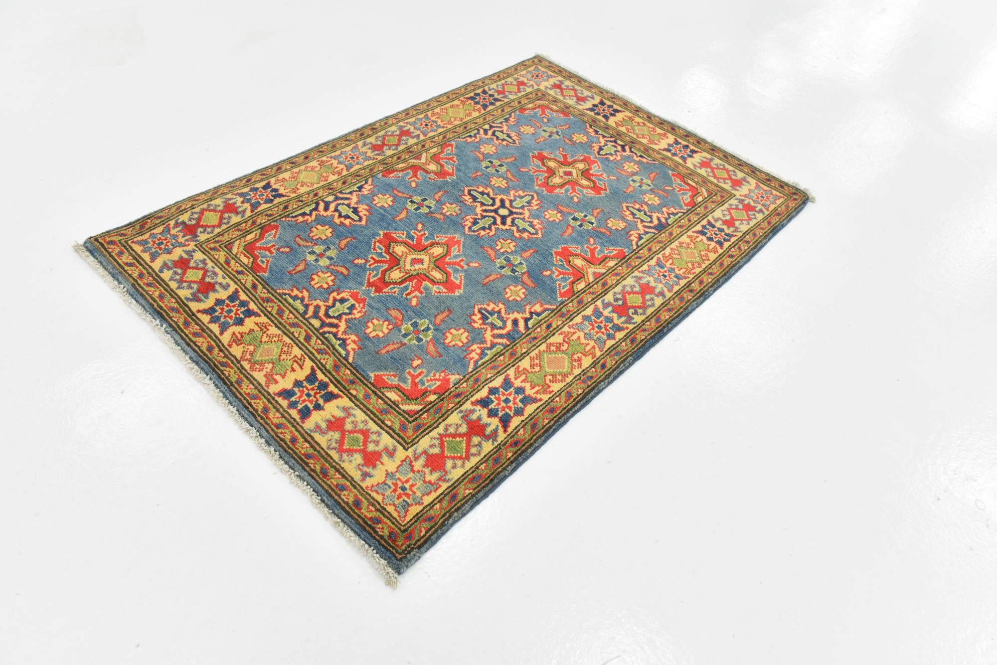 2' 9 x 4' 1 Hand Knotted Kazak Rug