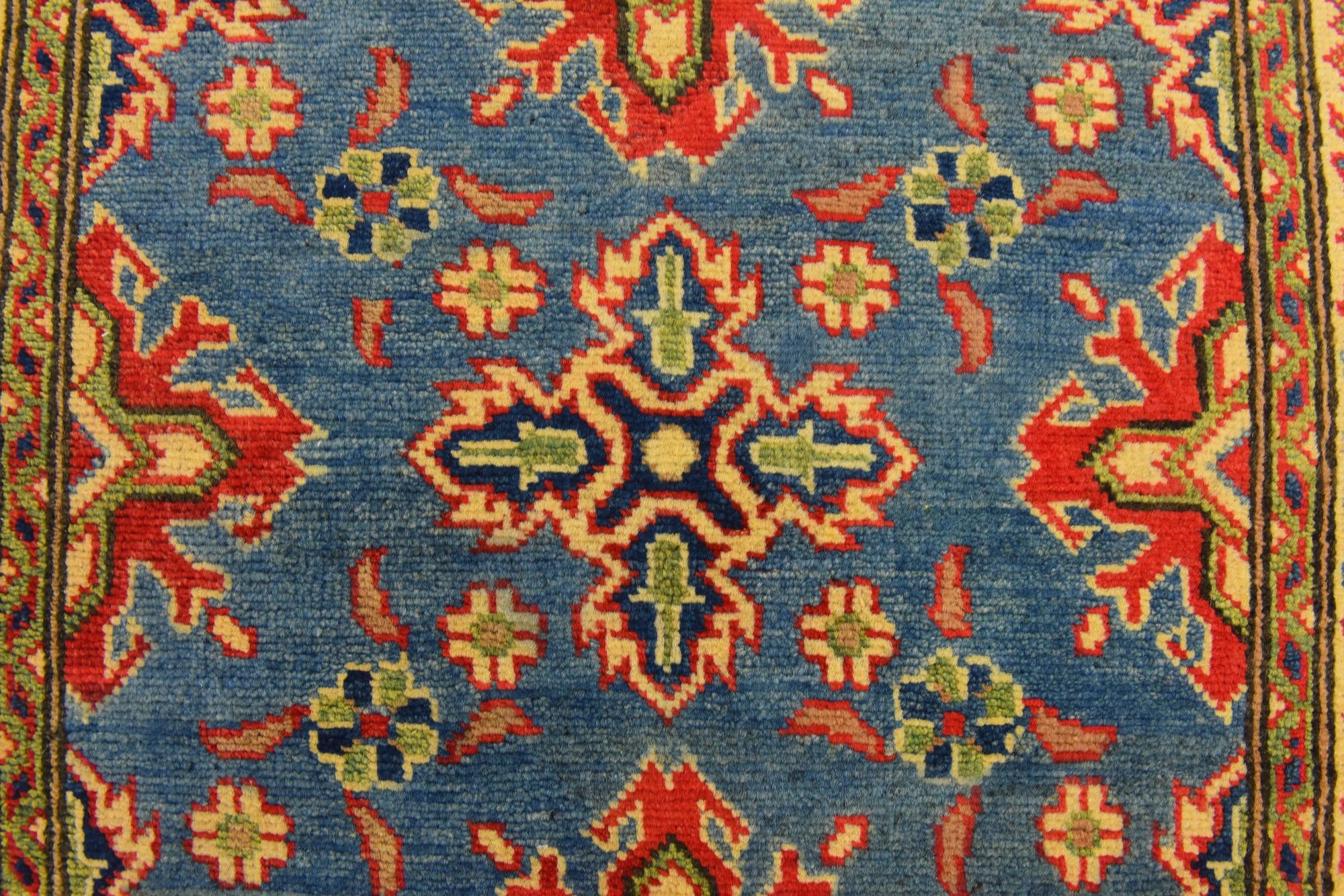 2' 9 x 4' 1 Hand Knotted Kazak Rug