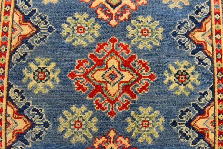 Detail image of 2' 7 x 4' 1 Hand Knotted Kazak Rug