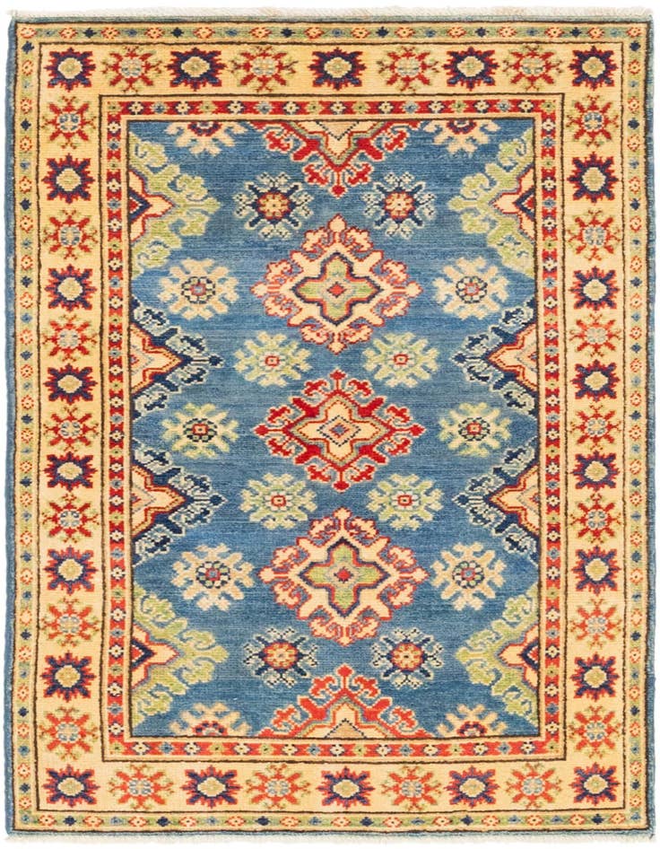 Detail image of 2' 7 x 4' 1 Hand Knotted Kazak Rug