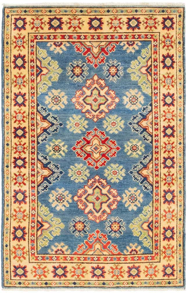 2' 7 x 4' 1 Hand Knotted Kazak Rug