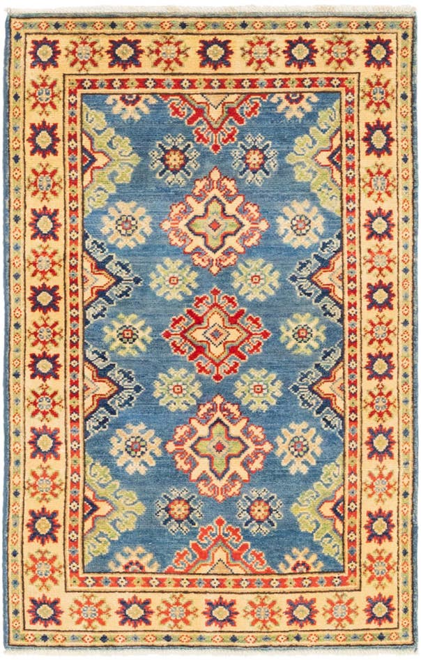 Detail image of 2' 7 x 4' 1 Hand Knotted Kazak Rug
