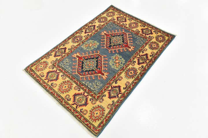 2' 7 x 3' 9 Hand Knotted Kazak Rug