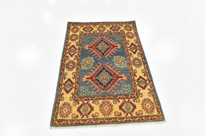 2' 7 x 3' 9 Hand Knotted Kazak Rug
