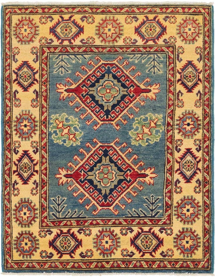 Detail image of 2' 7 x 3' 9 Hand Knotted Kazak Rug