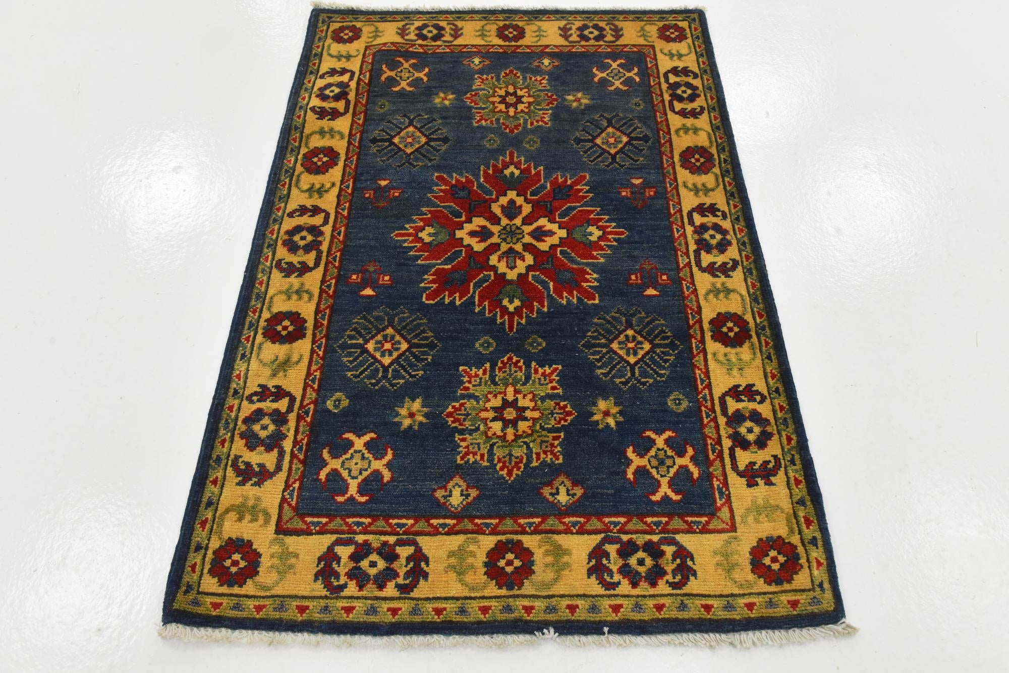 2' 10 x 4' 2 Hand Knotted Kazak Rug