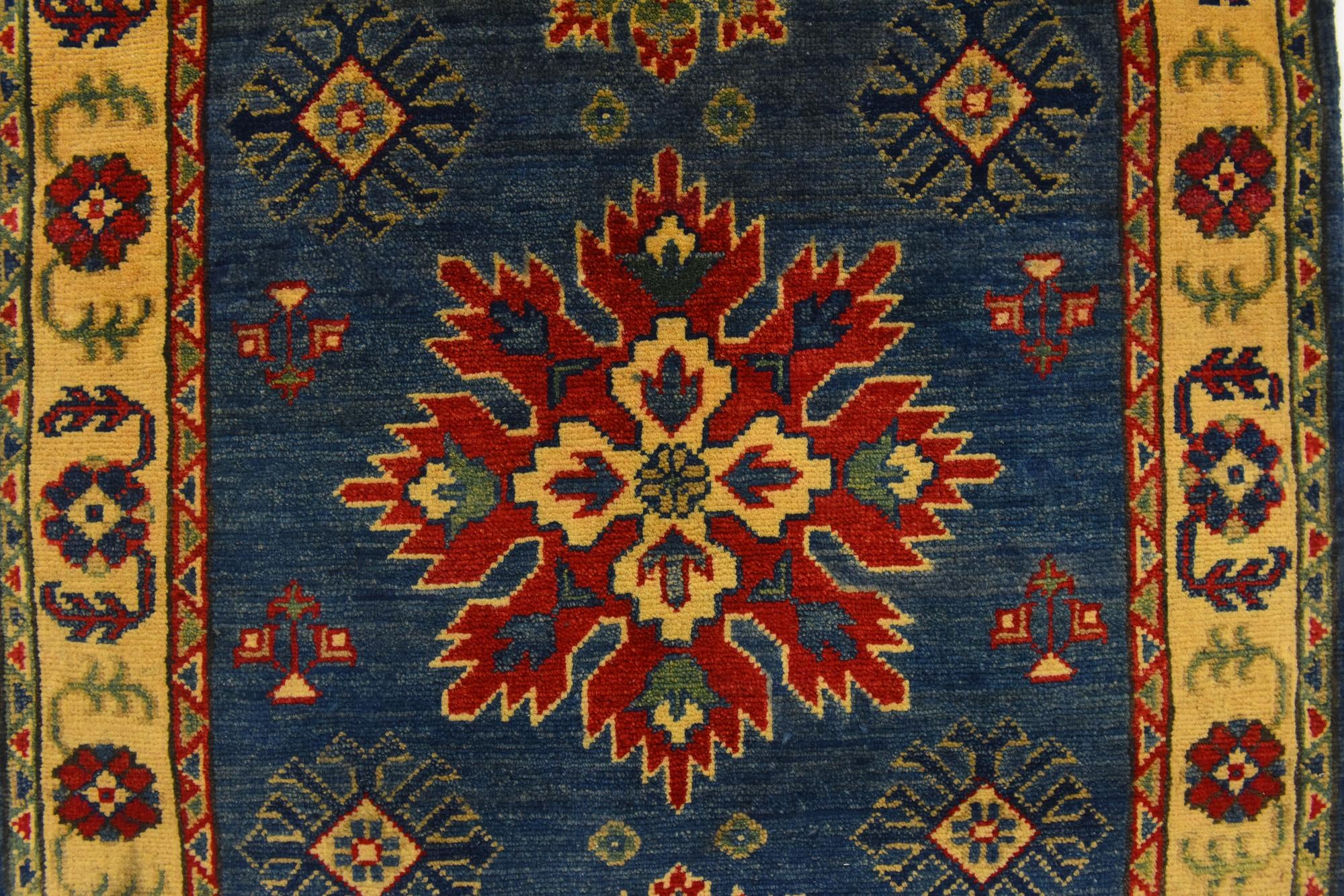 2' 10 x 4' 2 Hand Knotted Kazak Rug