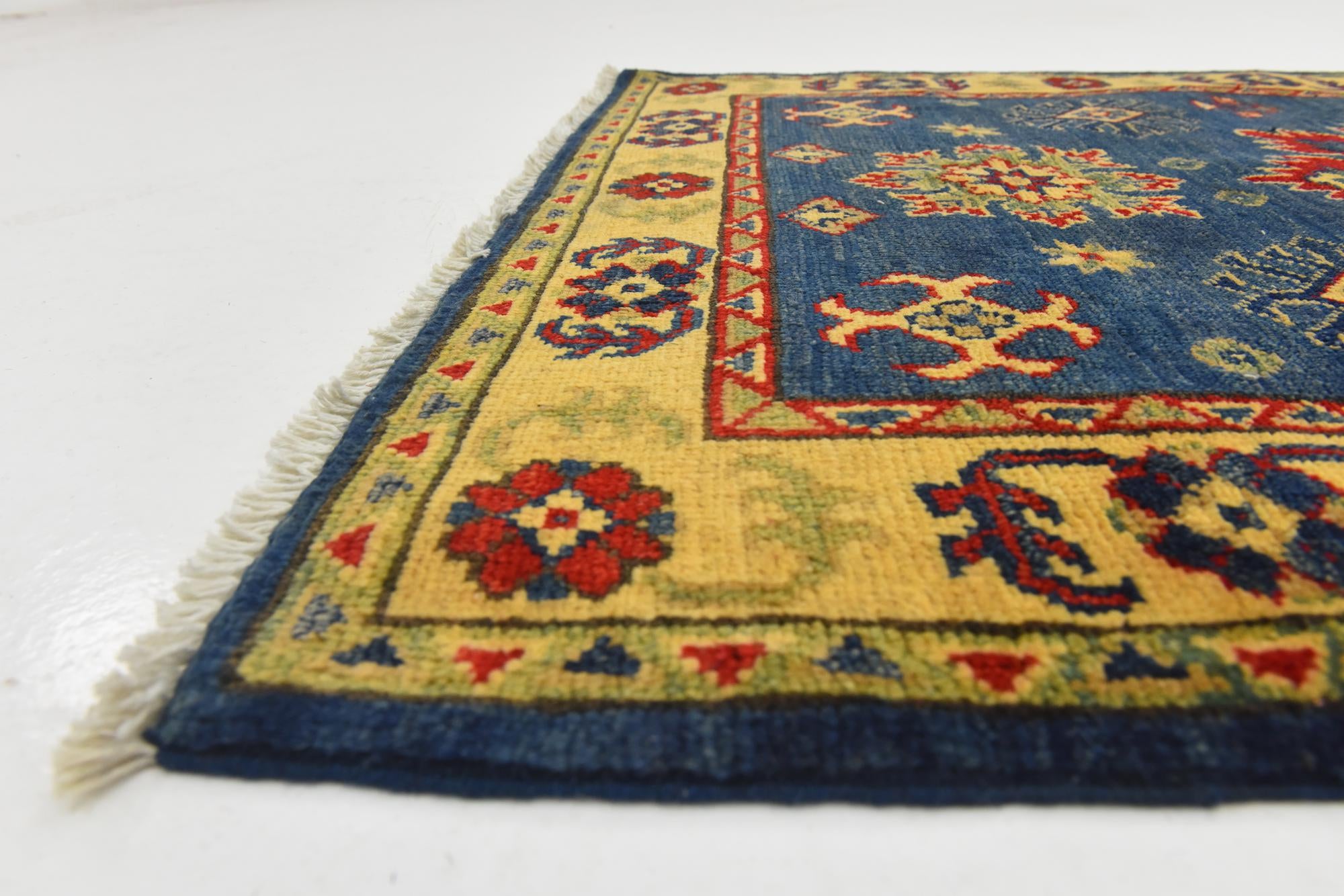 2' 10 x 4' 2 Hand Knotted Kazak Rug