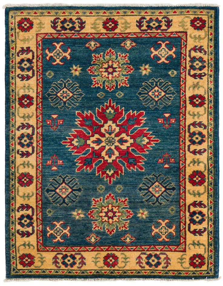 Detail image of 2' 10 x 4' 2 Hand Knotted Kazak Rug