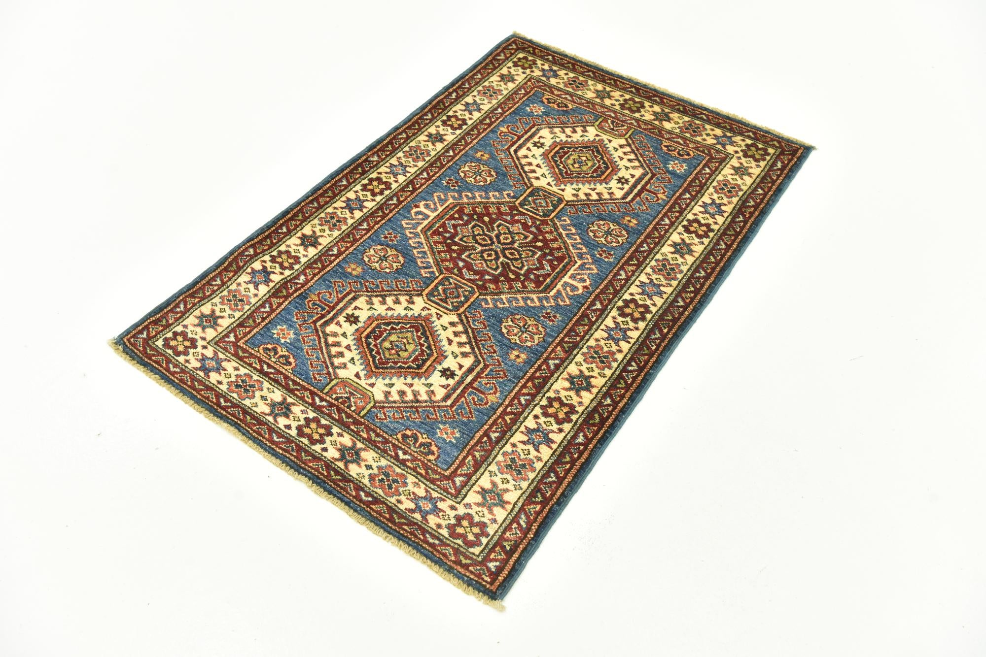 2' 8 x 4' 2 Hand Knotted Kazak Oriental Rug