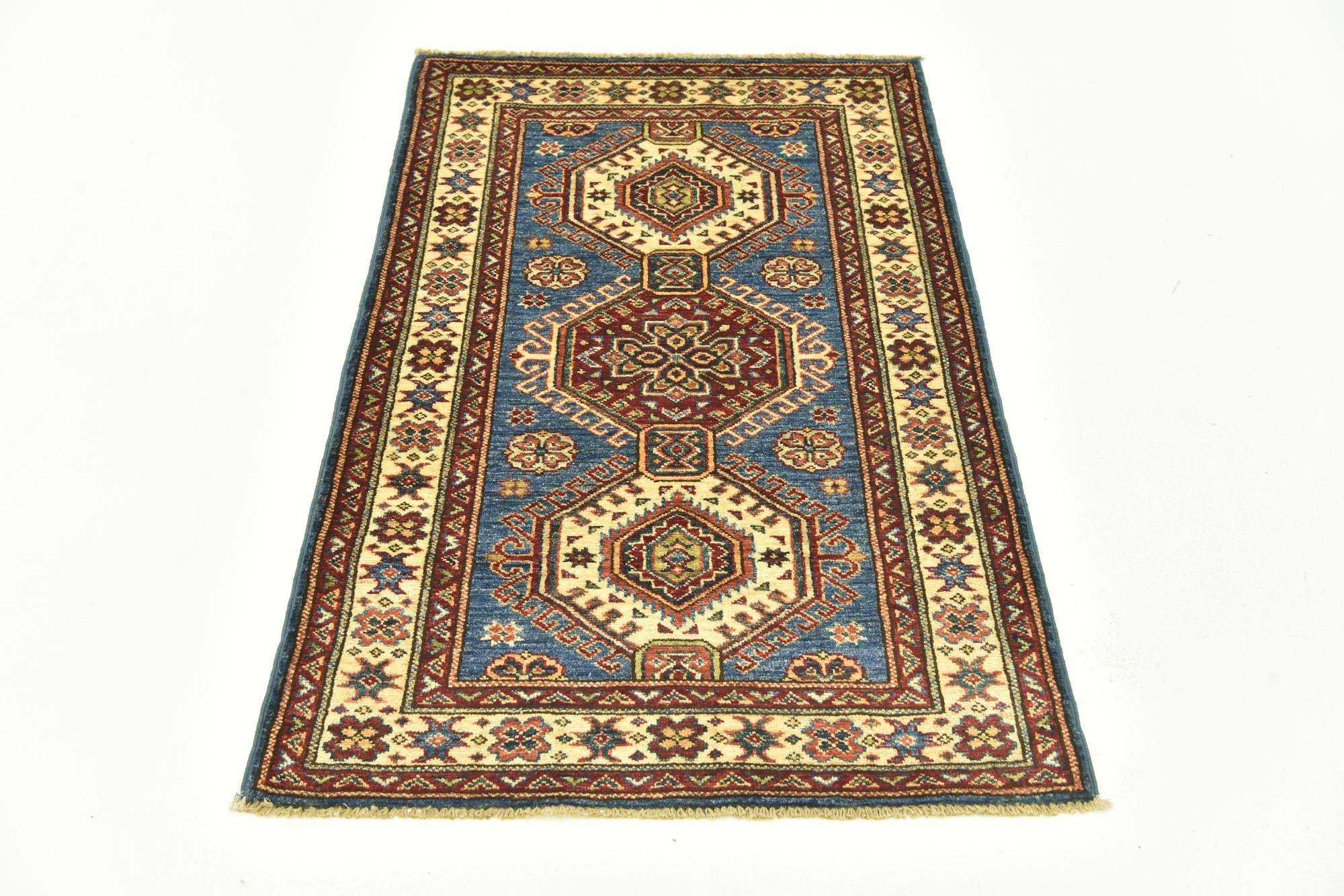 2' 8 x 4' 2 Hand Knotted Kazak Oriental Rug