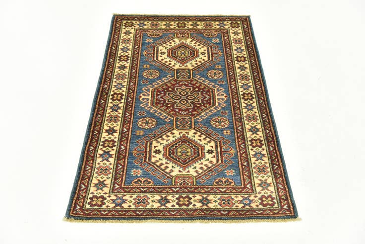 Detail image of 2' 8 x 4' 2 Hand Knotted Kazak Oriental Rug