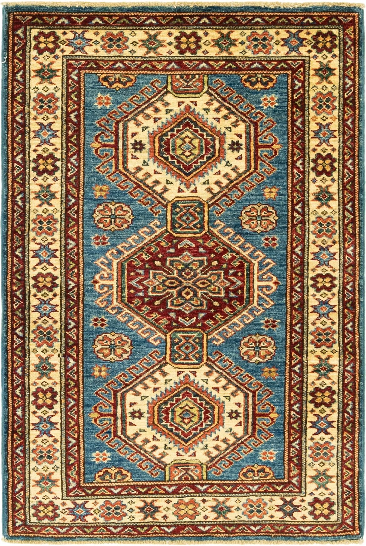 2' 8 x 4' 2 Hand Knotted Kazak Oriental Rug