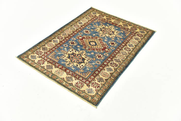 Detail image of 2' 10 x 3' 9 Hand Knotted Kazak Oriental Rug