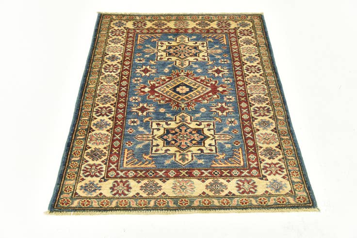Detail image of 2' 10 x 3' 9 Hand Knotted Kazak Oriental Rug